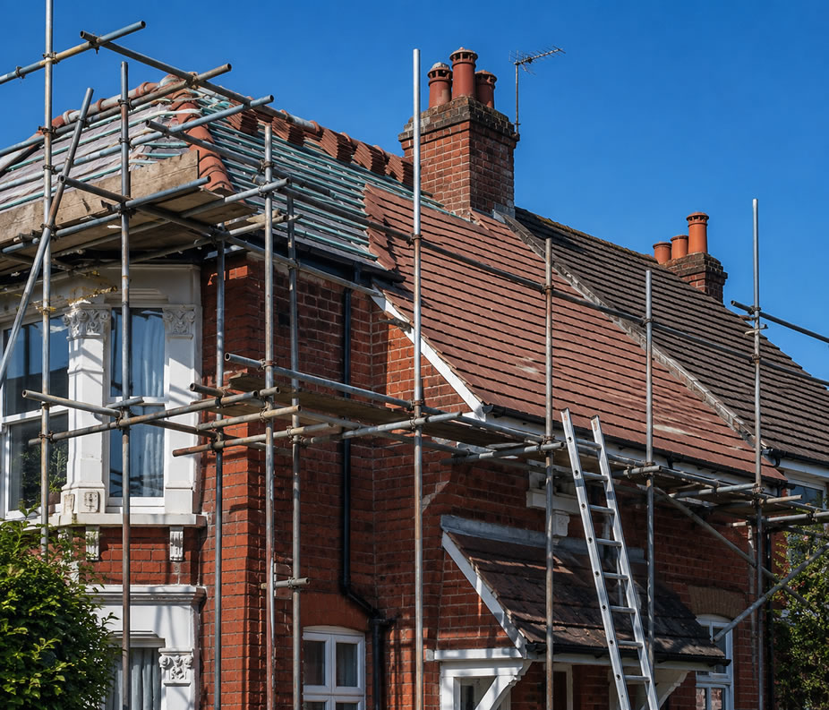 House roof renovation and repairs in UK
